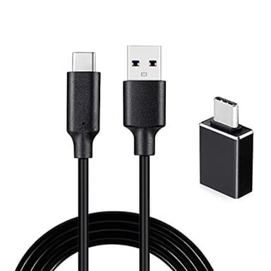 weishan Type C to USB Cable Compatible with Focusrite Scarlett Solo(3rd Gen), Scarlett 2i2(3rd Gen) USB Audio Interface, with USB C Male to USB Female Adapter, 6.6 ft