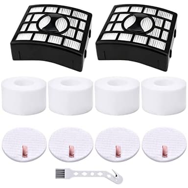 NZ801ukt Filter Replacement for Shark Rotator Powered Lift-Away Speed Vacuum NV801ukt, NV681, NV680, NV682, NV683, NV801uk, NV800, NV801, NV803, UV810, AX910, AZ910. Parts # XHF680 & XFF6880