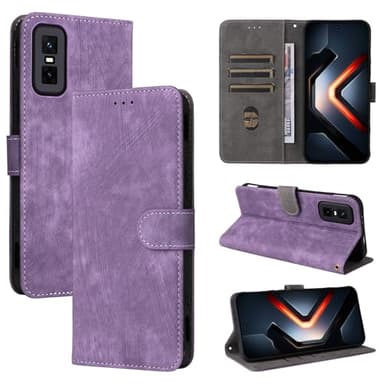 BELLA BEAR Infinix GT 30 Pro 5G Case, [RFID Blocking] Infinix GT 30 Pro 5G Wallet Case, with [Card Holder][Kickstand Function], Case for Infinix GT 30 Pro 5G-Purple