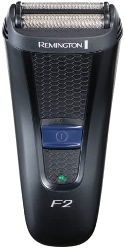 Remington F2 Men's Electric Shaver (Cordless, Dry Shave, Foil Shaver with Flexing Foils, Pop-up Detail Trimmer, 40-Minute Usage, 16-Hour Charge) F2002