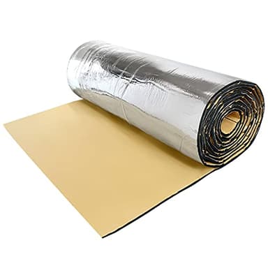 Sourcingmap 394mil 10mm 16.36sqft Car Heat Sound Absorb Insulation Mat 60"x40"