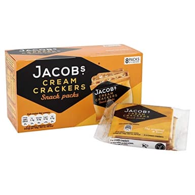 Jacobs Cream Crackers Snack Pack 185g