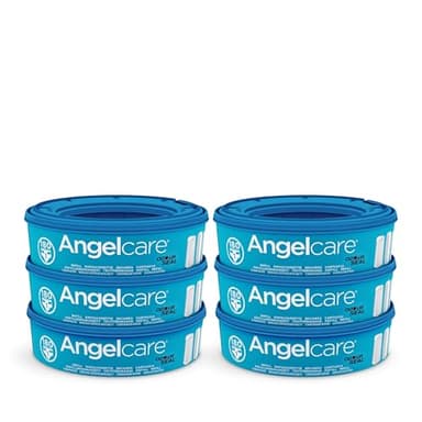 Angelcare Round Refill, 6 Pack, for Original Nappy Disposal System (not new classic xl)