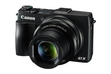 Canon PowerShot G1X Mark II Camera - Black (12.8 MP, 5x Optical Zoom) 3 inch Touch Screen (Renewed)