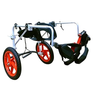 Large Dog Wheelchair for Back Legs, Dog Wheel Chair Hind Legs Rehabilitation, Large Pet Dog Wheelchair for Large Dogs, Dog Wheelchairs Walkin Wheels Help Em Up Harness(Large A)