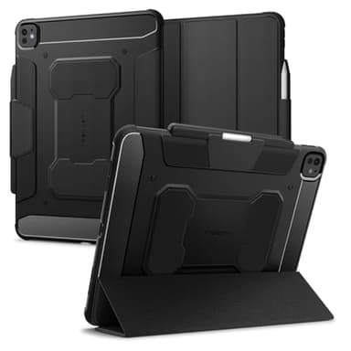 Spigen Rugged Armor Pro Case Compatible with iPad Pro 13 inch M4 (2024) 7th Generation - Black