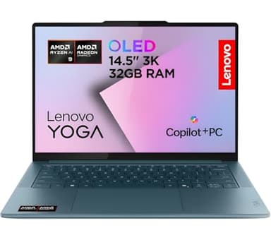 Lenovo Yoga Pro 7 14ASP10 14.5" Laptop | AMD Ryzen AI 9 365 | 32GB RAM | 1TB SSD | 3K OLED Display | AMD Radeon Graphics | Windows 11 Home | Blue