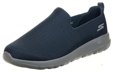 Skechers Men's Go Max-Athletic Air Mesh Slip on Walking Shoe Sneaker, Navy/Gray, 9 UK X-Wide