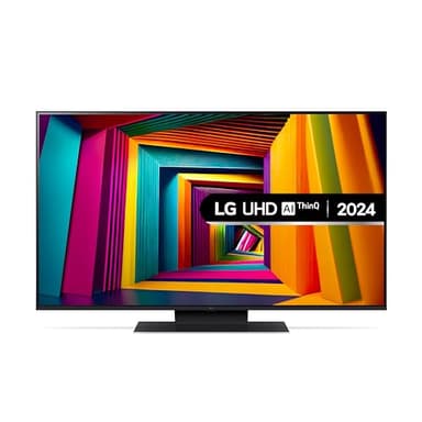 LG 50UT91006LA 50-Inch 4K UHD Smart TV, α5 AI Processor Gen7, Freeview Play and Amazon Alexa, 60Hz, Ashed Blue [Model 2024]