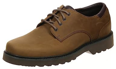 Rockport Men Northfield Leather Lace Up Shoes, Brown (Espresso Nubuck), 8 UK (42 EU)