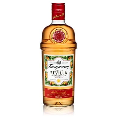 Tanqueray Flor De Sevilla Gin | 41.3% vol | 70cl | Zesty | Citrus & Orange Gin | Flavoured Gin with Seville Orange & Botanicals | Enjoy in a Glass with Ice & Tonic