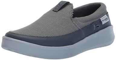 Columbia Men's Boatside Breathe PFG Boat Shoe, Titanium Grey Steel/Graphite, 13 UK