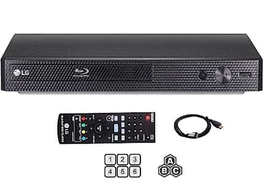 LG BP-250 Region free Blu-ray Player, Multi Region Smart 110-240 Volts, Dynastar 6 foot HDMI Bundle