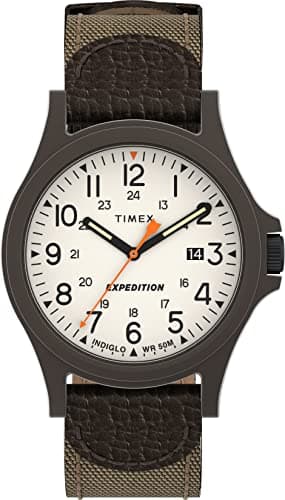 Timex Expedition Acadia Men's 40mm Leather Strap Watch TW4B23700