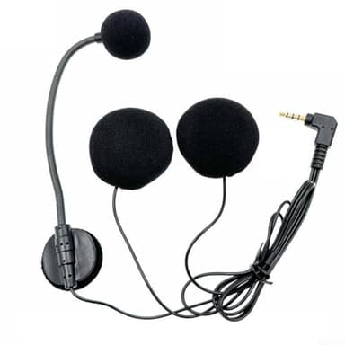 Motorcycle Half Helmet Headset Microphone for Cardo Edge Intercom System (A)