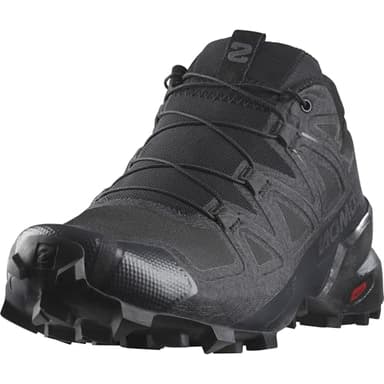 Salomon Men's Speedcross Trail Running Shoes, Black Black Quiet Shade, 8 UK