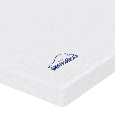 WOWTTRELAX Dual-Layer 2 Inch Memory Foam Mattress Topper Double Bed, Orthopedic Bed Topper with Breathable Washable Cover, Cooling soft for Back Pain (135x190x5cm)