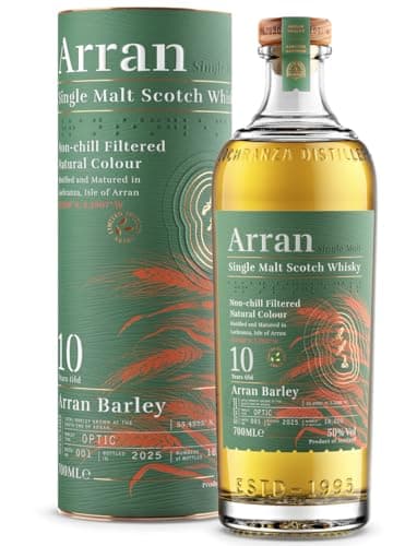 Arran 10 Year Old Barley 70cl - 50% ABV Scotch Whisky Single Malt Island