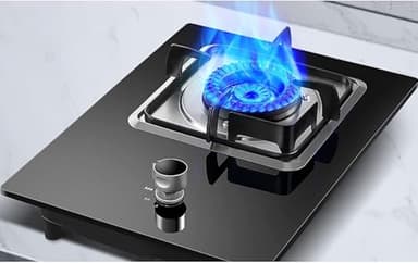 Gas Hob Gas Hob 33CM Built-in or Table Top Gas Hob, Natural Gas Hob LPG Hob(B(4.2kw),NG)