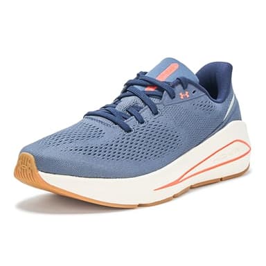 Under Armour Men's UA Sonic 7 Running Shoes Sneakers, Downpour Gray/White Quartz/Midnight Navy, 8.5 UK
