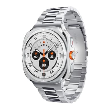 Spigen Modern Fit 316L Strap Compatible with Samsung Galaxy Watch Ultra 47mm (2025/2024) - Silver