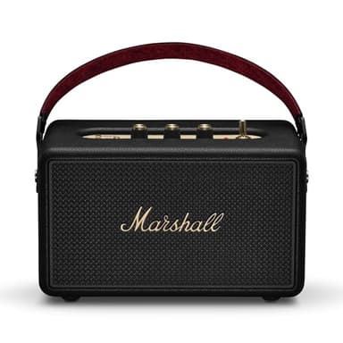 Marshall Kilburn III Portable Bluetooth Wireless Speaker, 50+ Hours Playtime - Black & Brass