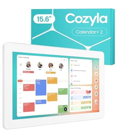 Cozyla Mate Digital Calendar+ 2 SE: 15.6" Digital Wall Planner & Chore Chart, Smart Touchscreen Interactive Display for Family Schedules Organization with Stand Wall Mount Electronic Calendar