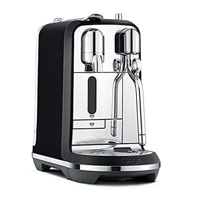 Nespresso Creatista Plus Automatic Pod coffee machine with milk frother wand for Espresso, Cappuccino & Flat White by Sage in Black Truffle