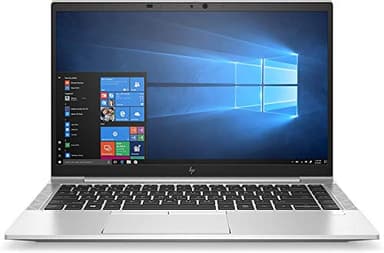 HP EliteBook 840 G7, 14" FHD Display, Intel Core i5-10210U, 16GB RAM, 512GB SSD, Backlit Keyboard, Fingerprint Reader, Wi-Fi, Windows 11 Pro, Lightweight & Sleek Design for Business (Renewed)
