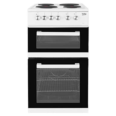 Beko KD531AW 500mm Twin Cavity Electric Cooker Sealed Hob White