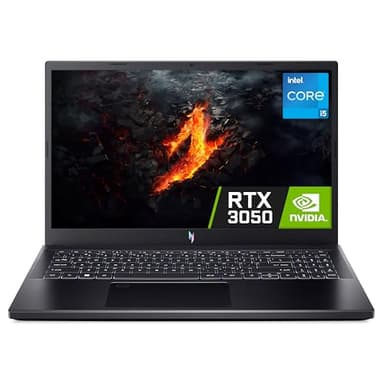 Acer Nitro V 15 ANV15-51 Gaming Laptop - Intel Core i5-13420H, 8GB, 512GB SSD, NVIDIA GeForce RTX 2050 4G, 15.6" Full HD IPS 144Hz, Windows 11, Black