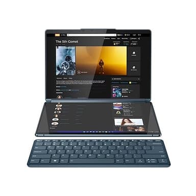Lenovo Yoga Book 9 13IRU8 13 inch Dual Screen Laptop - (Intel Core i7-1355U, 16GB LPDDR5x-6400 RAM, 1TB NVMe SSD, Windows 11 Home) - Tidal Teal
