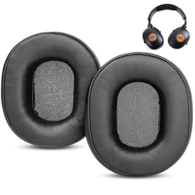 DowiTech Professional Earpads Cushion Replacement Compatible with House of Marley Positive Vibration XL Headphones Ear pads with Skin-Friendly Leather and Memory Foam