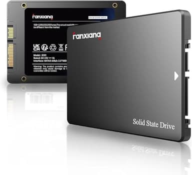 fanxiang SATA SSD - 512GB SSD up to 550MB/s, Internal Solid State Drives 2.5 Inches SSD SATA III 6Gb/s, 3D NAND TLC, SSD 512GB for Laptop PC Desktop (Black)