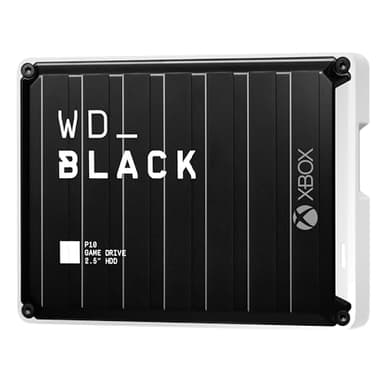 WD_BLACK P10 6TB Game Drive - Portable Xbox External Hard Drive, Up to 130 MB/s, Includes 1 Month Xbox Game Pass Ultimate