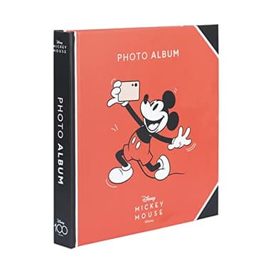 Grupo Erik Polaroid Photo Album Self Adhesive - Disney Mickey Mouse Gifts | 6.3 x 6.3 inches - 16 x 16 cm, 11 Double Sided Pages, Hardcover Instax Photo Album | Disney Gifts Under 15 Pounds