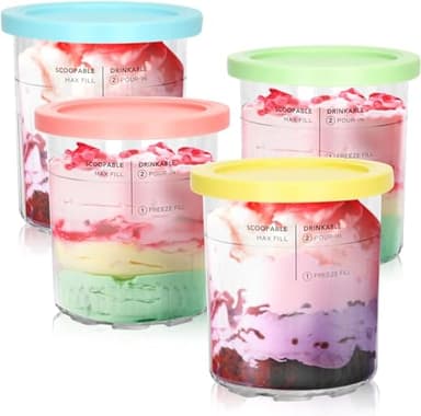 Ninja Creami Deluxe Ice Container - Ninja Ice Maker Accessories, 680 ml, BPA-Free, Dishwasher Safe - Perfect Ice Enjoy with the Ninja Ice Cream Maker