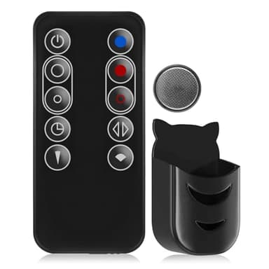 Remote Control Replacement for Dyson Remote HP00 HP01 Pure Hot + Cool Purifying Fan Heater with Remote Holder for 967197-13, 385276-01 Dyson Air Purifier Remote with Battery