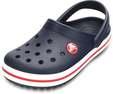Crocs Unisex Kids Clogs, Navy Red, 10 UK Child