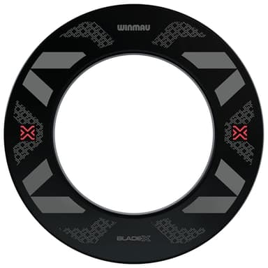 Winmau Blade X Dartboard Surround – 360° Dart Board Wall Protector - Impact-Absorbing Foam - Striking Blade X Dart Board Surround Ring - Professional Darts Accessory