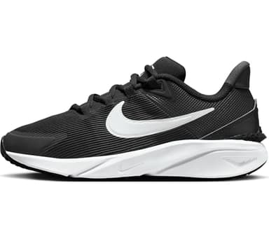 NIKE Boys Star Runner 4 Nn (Gs) Sneaker, Black White Anthracite, 4.5 UK
