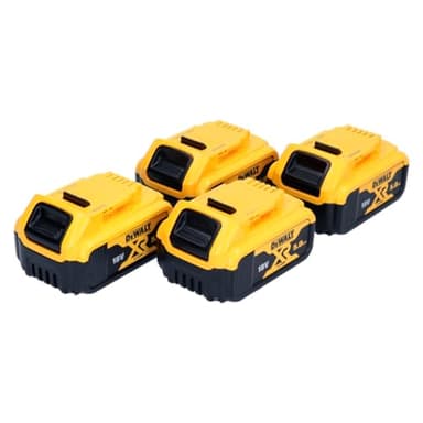 DeWalt DCB184 18V Li-ion 5.0Ah XR Slide Batteries Pack of 4