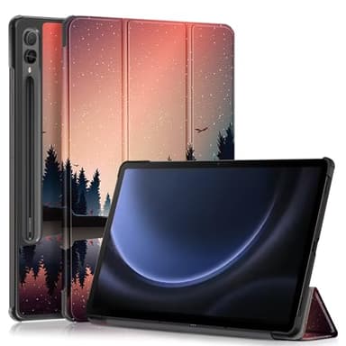 QJONSIU Case Compatible with Samsung Galaxy Tab S11 Ultra, Stand Feature Ultra Thin Smart Cover with Auto Sleep Wake, PU and PC Anti-scratch Protective Case-1