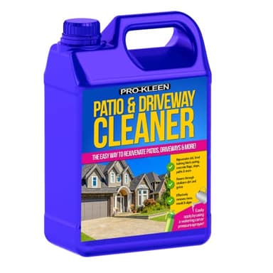 Pro-Kleen Patio & Driveway Cleaner - Removes Stains, Dirt and Grime - Powerful, Easy to Use Fluid/Liquid Cleaning Solution - Use on Patios, Driveways, Block Paving and more (5 Litres)