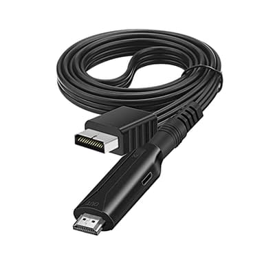 Xingsiyue PS1/PS2 to HDMI Cable Converter HDMI Adapter Connector Audio Video Conversion Line 1080P/720P for PS1/PS2 Console, TV/Monitor