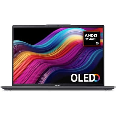 Acer Swift Go 14 SFG14-63 Laptop - AMD Ryzen 5 8645HS, 16GB, 1TB SSD, Integrated Graphics, 14" 2.8K OLED, Windows 11, Iron