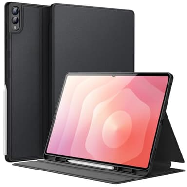 JETech Case for Samsung Galaxy Tab S11 Ultra with S Pen Holder, Slim Folio Stand Protective Tablet Cover, Multi-Angle Viewing, Auto Sleep/Wake (Black)