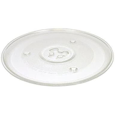 Qualtex 3 Lug 270mm Glass Turntable Plate Dish for Panasonic Microwaves