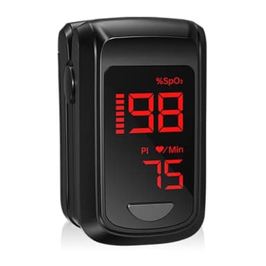 Heart Rate Monitor Oxygen Monitor Finger Adults, HOLFENRY Fingertip Pulse Oximeter Saturation Monitor Checking SpO2 Level Heart Rate PI for Adults/Elder at Home Outdoor Sport Use