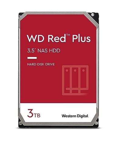 WD Red 3TB 3.5 Inch NAS Internal Hard Drive - 5400 RPM - WD30EFRX